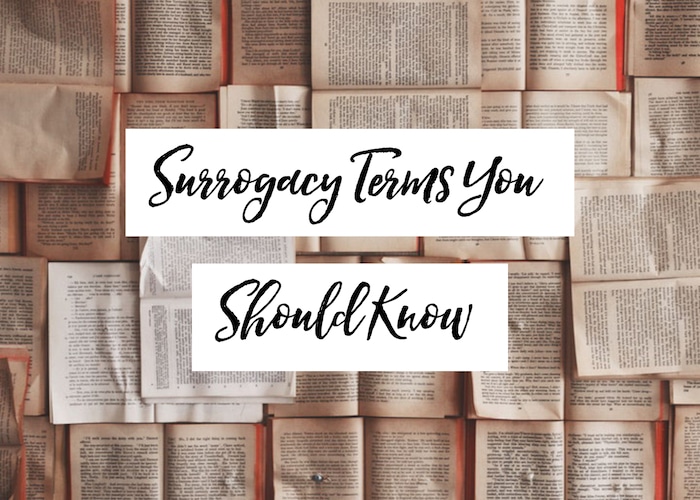 Key Terms and Phrases of surrogacy